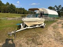 1983 15' Peterborough Caravelle with Yamaha 40 HP Outboard Motor Plus Cruise Master Trailer