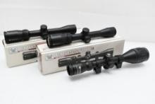 (3) Rifle Scopes - Nikko-Sterling & Vortex - 4-32x50 & 2-7x32
