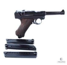 Luger P08 9MM Semi-Auto Pistol (5533)