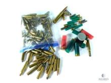 Lot of Assorted Bullets & Casings