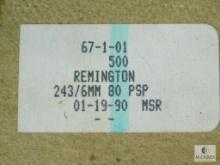Lot of Remington 243/6mm 80 Grain PSP