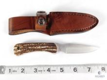 Schrade Uncle Henry Fixed Blade Hunter With Leather Sheath