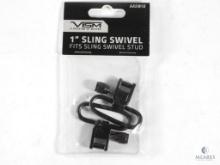 1" Lockable Rifle Sling Swivel Set