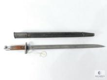 British M1907 Bayonet with Leather Scabbard