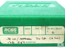 RCBS Four Dies Marked for .38/.357