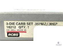 RCBS Three Die Carbide Set for .357 Magnum /.38 Special