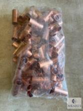 Bag of 50 NIBCO Copper Pipe Tees - 5/8 OD