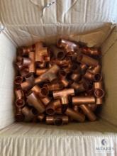 150 Streamline Copper Pipe Tees - 7/8 OD