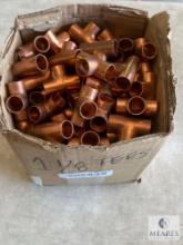 Box of Copper Pipe Tees - 1 1/8 OD
