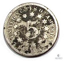 1858 Shield Five Cent Piece