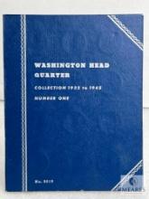 Incomplete - Washington Head Quarter Book Number One with 35 Silver Quarters