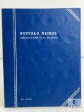 Incomplete Buffalo Nickel Collector Book with 44 Buffalo Nickels