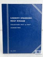 Incomplete Standing Liberty Half Dollar Book with 24 Silver Halves