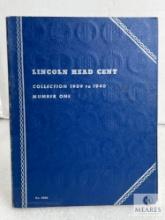 Incomplete Lincoln Wheat Cent Book with 66 Lincoln Wheats