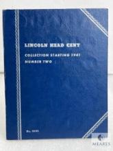 Incomplete Lincoln Wheat Cent Book #2 with 50 Wheat Cents