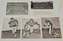 Vintage 1972 1973 1974 Steelers Team Issue Postcard Card Lot Bradshaw Francoi Greene 5x7 NFL Promos