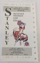 Game 4 Phantom Vintage Original 1992 Stanley Cup Finals Unused Full Ticket Penguins Mario NHL