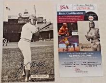 Vintage 1970s Team Issue Postcard Card Reds HOF JOE MORGAN Autographed Signed Jumbo MLB
