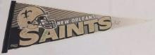 Vintage 1994 Saints Team Sign-ed Auto NFL Football Full Size Pennant 22 Signatures 1/1