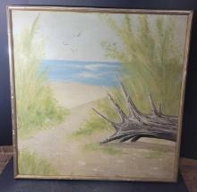 Vintage Oil Base Painting $5 STS