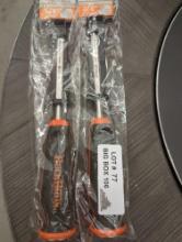 Lot of 2 Buck Bros. Comfort Grip Wood Chisel, 3/8", New in Factory Purchase Plastic Retail Price