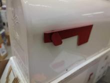 Architectural Mailboxes Elite White, Medium, Steel, Post Mount Mailbox, New In Open Box Retail Price