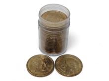 Roll of (19) John Tyler 2009 Presidential $1 coins.