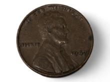 1949 Lincoln Wheat penny. Slabbed.