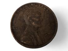 1951 Lincoln Wheat penny. Slabbed.