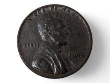 1945 BU Lincoln Wheat penny. Slabbed.