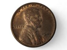 1944-D Gem Bu Lincoln Wheat penny. Slabbed.
