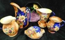 H&K Tunstall - England - Pottery - 6 Pieces