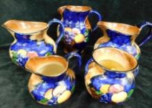 H&K Tunstall - England - Pottery - 5 Pieces