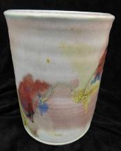 Studio Art Pottery Jar - Signed - Modern - 8" x 6"