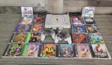 PLAYSTATION 1 CONSOLE, CONTROLLERS, & GAMES