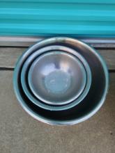 3 Qty. Stainless Steel Mixing Bowls