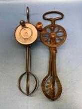 Pair of Early Beater Mixers, Handheld c. 1920's