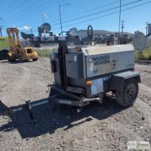 LIGHT PLANT, 2013 WACKER NEUSON LTW6, 3 CYLINDER KUBOTA DIESEL ENGINE, SINGLE AXLE TRAILER MOUNTED.