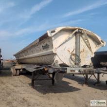 SIDE DUMP TRAILER, 2007 SMITHCO MANUFACTURING MODEL SL3-42-34, TRIPLE AXLE, 88,000LB GVWR