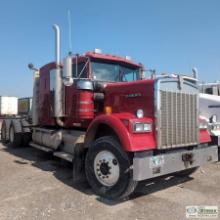 SEMI TRACTOR, 1997 KENWORTH MODEL W900, CUMMINS N14-460E, EATON FULLER TRANSMISSION, TANDEM REAR AXL