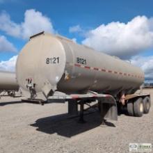 TANK TRAILER, 1991 ONEN, TANDEM AXLE, ALUMINUM TANK