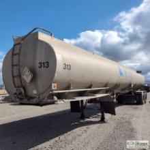 TANK TRAILER, 1981 FRUEHAUF, TANDEM AXLE, ALUMINUM TANK