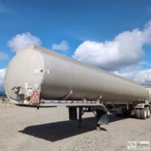 TANK TRAILER, 1999 FRUEHAUF, TANDEM AXLE, ALUMINUM TANK