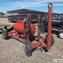 SOLVENT TANK, STEEL CONSTRUCTION, TRAILER MOUNTED