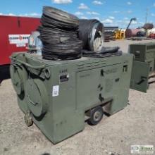 HEATER, MILITARY TYPE, HUNTER, YANMAR DIESEL ENGINE, CART MOUNTED, WITH DUCTING