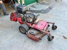 EXMARK TTS481GKA48300 TURF TRACER COMMERCIAL MOWER SN:404502822 powered by Kawasaki gas engine,