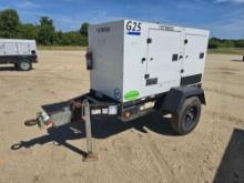 2018 DOOSAN G25WDO-T4F GENERATOR SN:486054UEACG06 powered by diesel engine, equipped with 25KW,