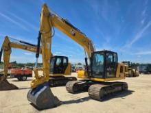 2022 CAT 313GC HYDRAULIC EXCAVATOR SN-B20009, powered by Cat diesel engine, equipped with Cab, air,