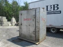 SUPPORT EQUIPMENT SUPPORT EQUIPMENT 4' X 6' X 7' DYNAMITE BOX