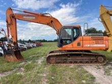 2015 DOOSAN DX225LC-3 HYDRAULIC EXCAVATOR SN:1782...powered by diesel engine, equipped with Cab, air